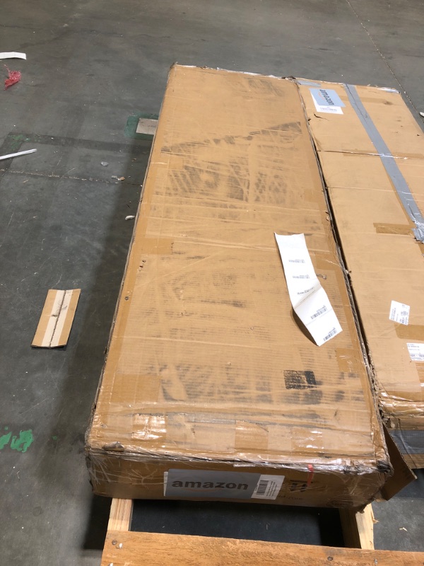 Photo 1 of ** USED/ MISSING PARTS ****
GarveeHome Queen Bed Frame for Kids with Velvet Upholstered Headboard, Cute Low Profile Platform Bed for Girls and Boys, No Box Spring Needed, Strong Wooden Slats, Noise Free, Easy Assembly, White