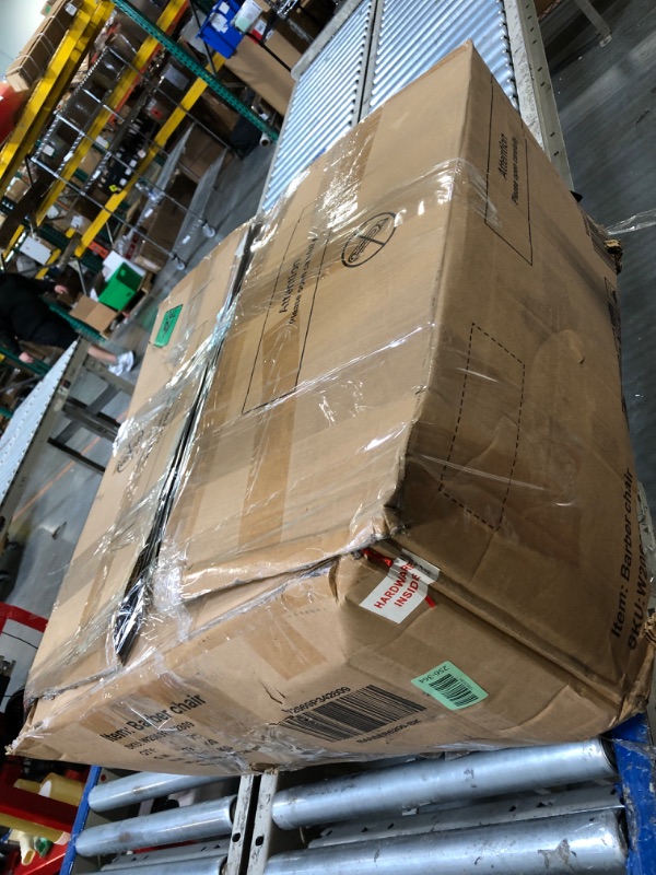 Photo 1 of ** VERY USED/ MISSING PARTS / UNTESTED / DAMAGE MAJOR *** Tatub 90°-135° Reclining Salon Chair for Hair Stylist, 360° Swivel Barber Chair with Heavy Duty Hydraulic Pump, Adjustable Hair Chair for Barbershop, Home