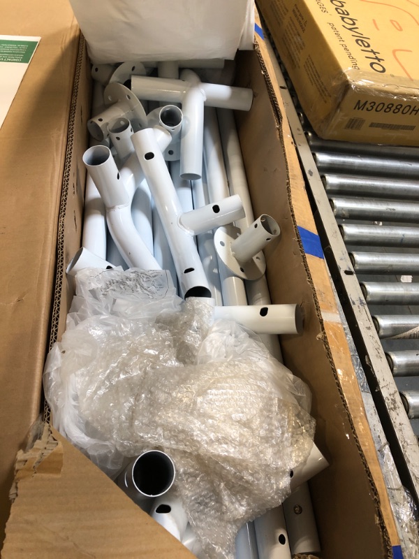 Photo 1 of ** VERY USED/ UNTESTED / MISSING PARTS *** COBIZI Carport 12x20ft Heavy Duty Portable Garage, 2.0 Powder Coated Frame(Better Than Galvanized), Waterproof Shelter with Built-in Sandbags, for Car/Boat/SUV, White