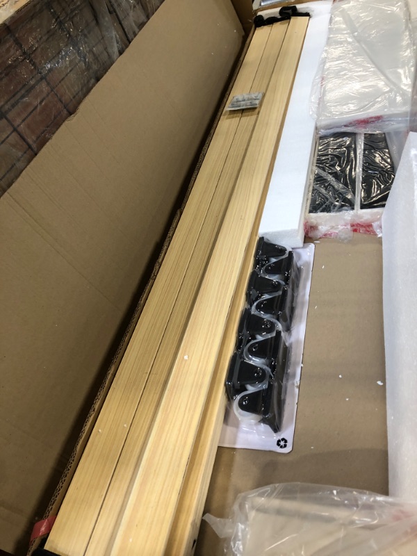 Photo 1 of ** NEW *** Queen Upholstered LED Bed Frame with 2 Storage Drawers and Adjustable Chic Double Wavy Headboard, Velvet Princess Platform Bed with Charing Station, Solid Wood Slats Support,No Box Spring Needed,Beige