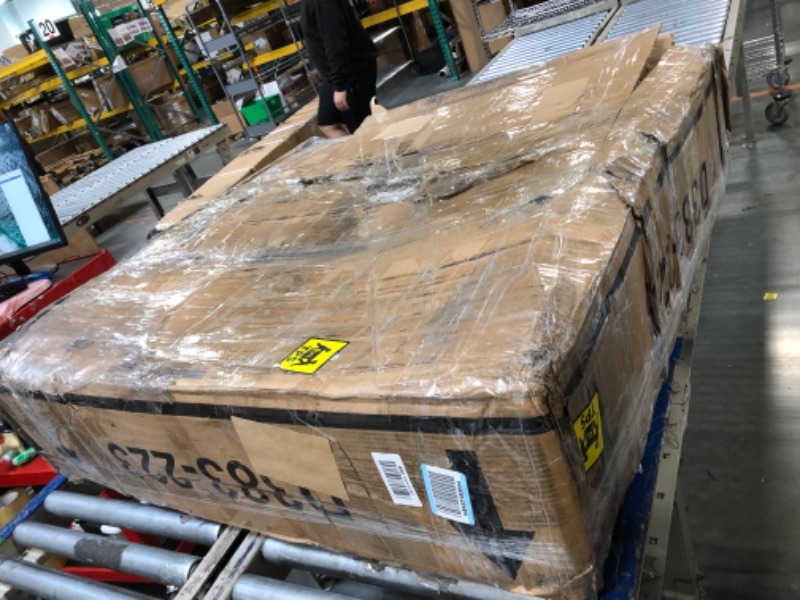 Photo 1 of *** USED / DAMAGE MINOR **** Signature Design by Ashley Bridson 5 Piece Counter Height Dining Room Set, Includes Table & 4 Bar Stools, Gray