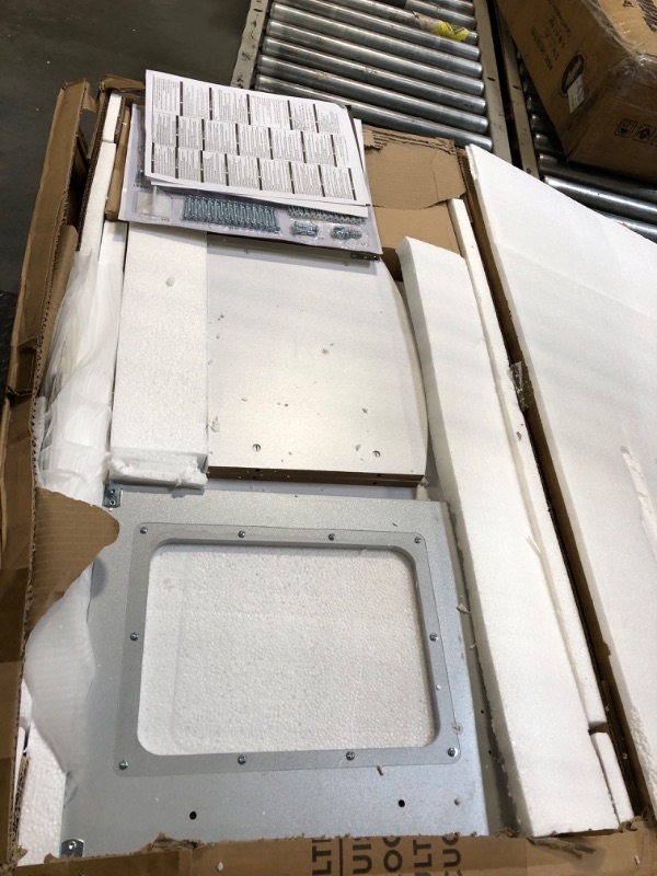 Photo 1 of ** USED/ UNTESTED/ MISSING PARTS **** KidKraft Ultimate Corner Wooden Play Kitchen with Lights & Sounds, Play Phone and Curtains, White