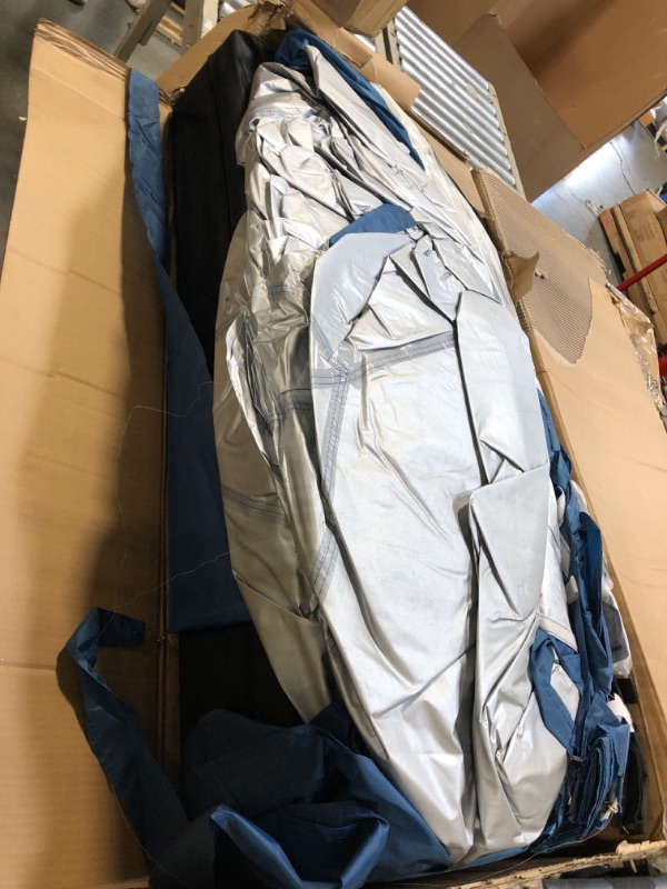 Photo 1 of ** USED / MISSING PARTS / UNTESTED ** COBIZI 10x30 Pop up Canopy Tent for Parties with 8 Removable Sidewalls, Waterproof UPF 50+ Commercial Event Tent, Protable Outdoor Canopy with 4 Sandbags for Wedding, Backyard(10x30FT, Blue)