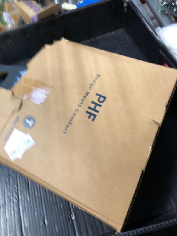 Photo 1 of ** USED** PHF Ultra Soft Waffle Weave Comforter Set Twin Size, 2 Pieces Lightweight Breathable Comfy Bedding Set, Comfy Textured 1 Comforter with 1 Pillow Shams, Grey