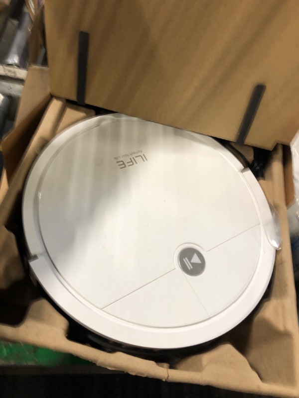 Photo 1 of ** VERY USED ** ILIFE V2 Robot Vacuum Cleaner, Tangle-Free Suction, 120 Mins Runtime, Slim, Self-Charging Robotic Vacuum Cleaner, Ideal for Pet Hair and Hard Floors