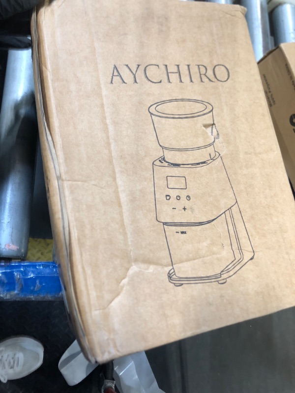 Photo 1 of ** USED***AYCHIRO Burr Coffee Grinder Electric, Adjustable Burr Mill with 30 Grinding Settings, Coffee Bean Grinder with Touchscreen, 2-12 Cups