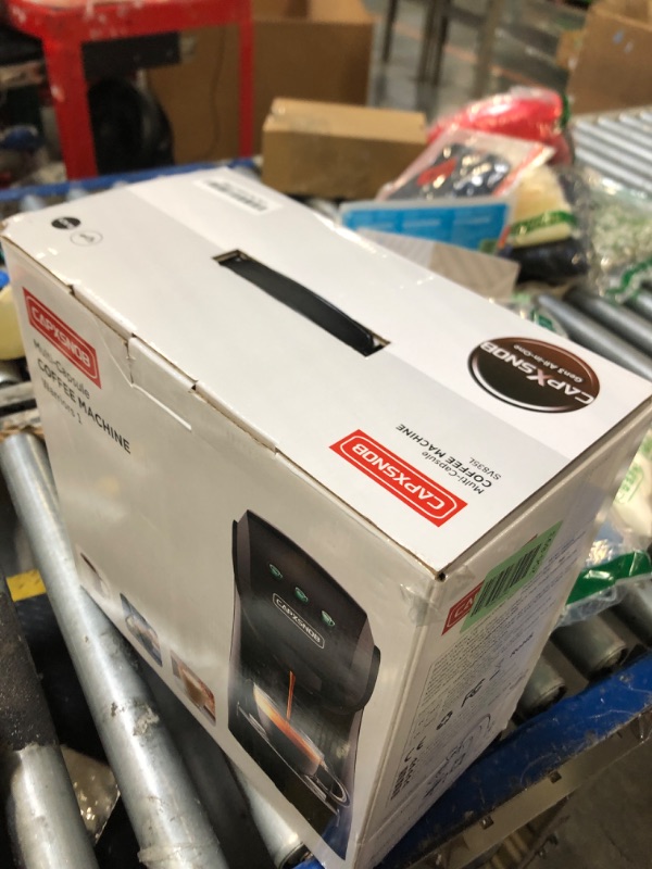 Photo 1 of ** VERY USED*** Warriors1 Coffee Maker for Keurig K Cup, Espresso Machine for Nespresso Original, Dolce Gusto Coffee Pods, Ground Coffee, Coffee Machine for Cappuccino & Latte, Programmable, 20 Bar, 28 oz Reservoir