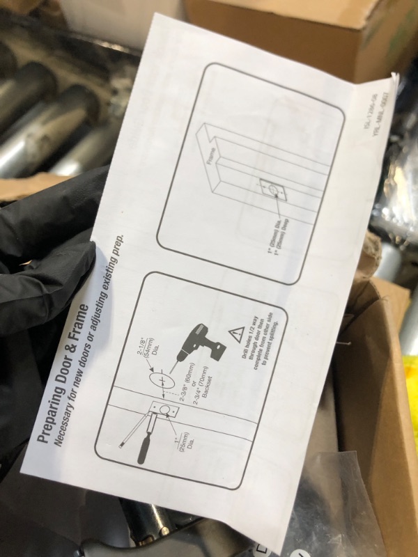 Photo 1 of ** VERY USED/ MISSING PARTS **Yale Assure Lever, Wi-Fi Smart Door Lever (for Doors with no deadbolt) - Works with Yale Access App, Amazon Alexa, Google Assistant, HomeKit, Phillips Hue and Samsung SmartThings, Bronze