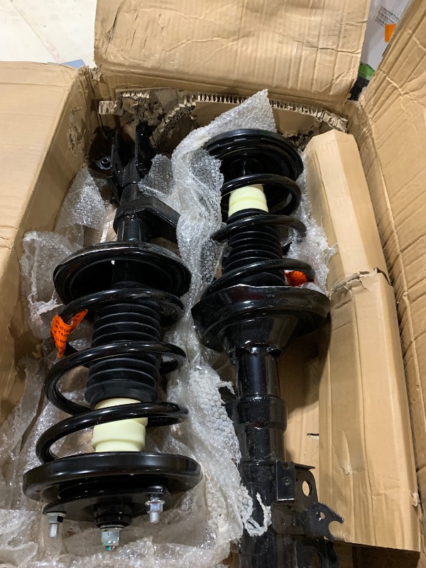 Photo 1 of ** USED/ UNTESTED****Front Left and Right Complete Strut Shock Absorber with Spring Assembly Fits for Honda Element 2.4L EX LX 2003-2011 (Excludes SC Submodel), Replace 172135, 172136, 2PCS