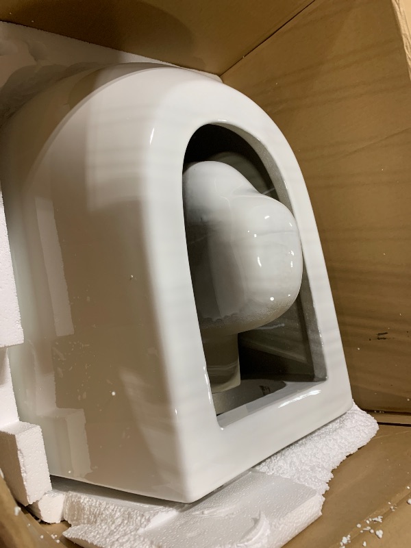 Photo 1 of ** NEW*** Wall Hung Toilet with Tank, Eridanus Wall Mounted Toilet Combo Set, In-Wall Toilet Tank Carrier, Dual-Flush Plate Included, Floating Toilet Bowl With Soft-Close Seat, Glossy White, 2 Separate Packages