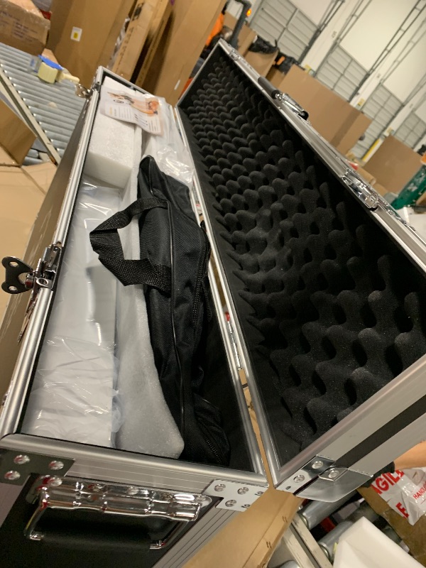 Photo 1 of ** FACTORY SEALED** JIYANG Portable Photo Booth Compatible with Any Ipad,Photo Booth Stand Shell with ChackTok PhotoBooth VIP Member and Flight Case,Free Custom Logo,Perfect for Parties,Wedding and Events(White)