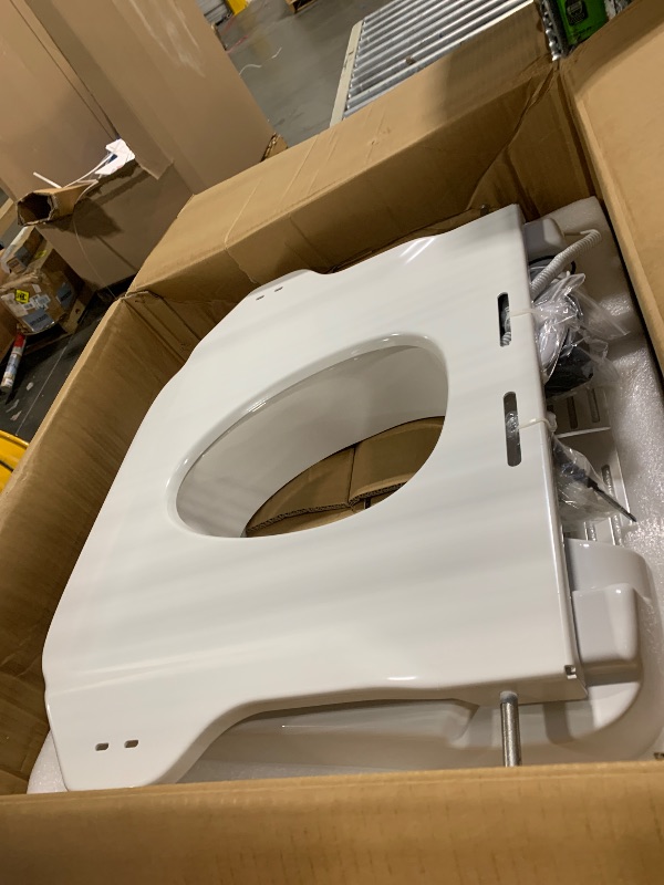 Photo 1 of ** NEW** VOCIC Electric Toilet Seat Lift, Electric Raised Toilet Seat, Powered Toilet Seat Riser with Handles, Toilet Lift Seat for Elderly, Support to 330LBS, AX12
