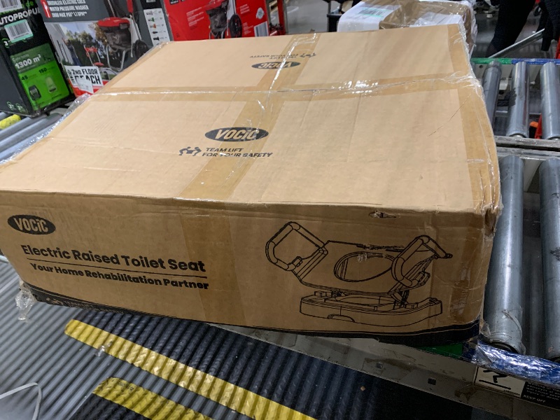 Photo 1 of ** NEW** VOCIC Electric Toilet Seat Lift, Electric Raised Toilet Seat, Powered Toilet Seat Riser with Handles, Toilet Lift Seat for Elderly, Support to 330LBS, AX12