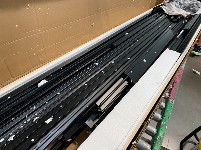 Photo 1 of ****PARTIAL SET, AS IS NO RETURNS, HAS METAL FOUNDATION AND NAILS**** 6*10 FT Outdoor Walk-in Greenhouse, Polycarbonate Green House, Heavy Duty Greenhouse with Vented Roof Window, Windproof Aluminum Frame, Suitable for Outside Gardening, Backyard, Patio