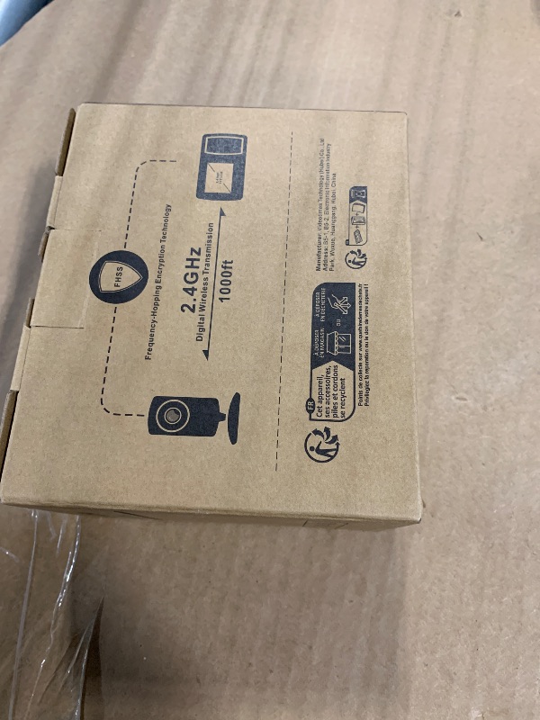 Photo 1 of *Untested*
VTimes Baby Monitor with Camera and Audio, Video Baby Monitor No WiFi Night Vision 2.4" LCD Screen Portable Baby Camera Monitor Alarm Lullaby Temperature Sensor and 1000ft, Ideal for Baby/Elderly/Pet