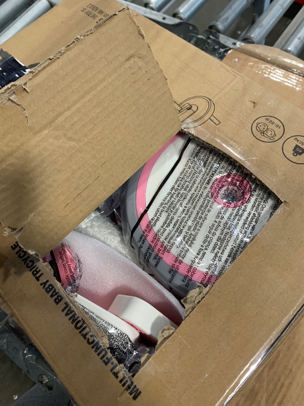 Photo 1 of *A little sturdy/ stiff around the rear * Bobike 5-in-1 Tricycle for Toddlers 18 Months to 5 Years Old, Toddler Bike, Kids Tricycle with Push Handle and Backrest, Toddler Balance Bike with Easy Assembly for Boys and Girls.(Pink)