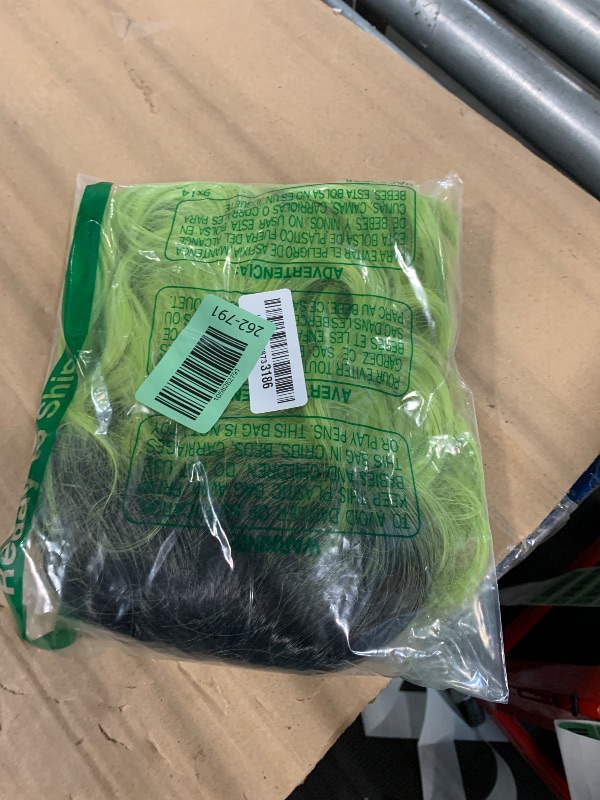 Photo 1 of **RETAIL PRICE: $15.99**
BERON 14 Inches Ombre Green Wig Short Curly Wig Bob Matcha Green Wigs Women Beach Wave Wigs for Cosplay Costume Party Hairnet Included