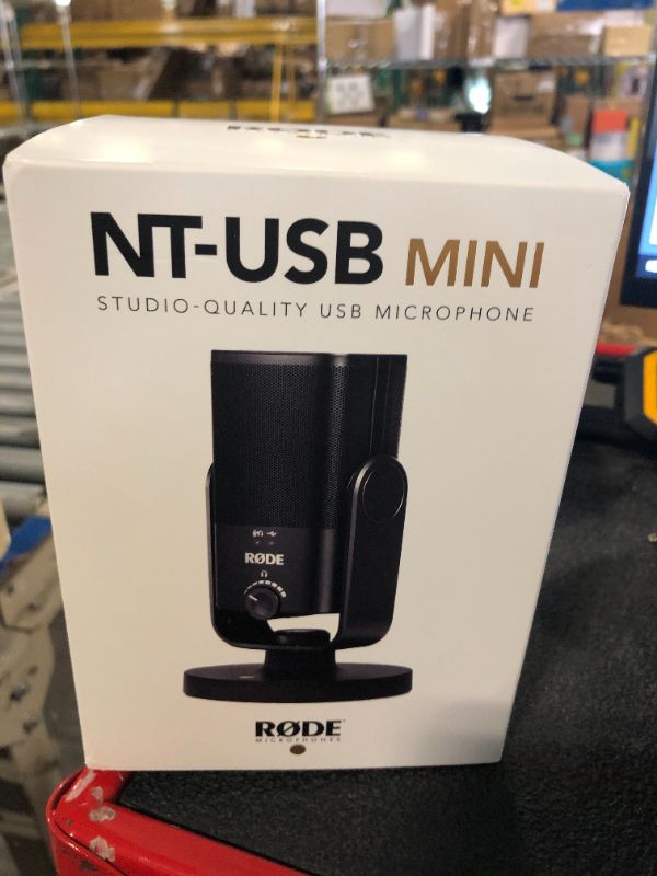 Photo 1 of **RETAIL PRICE $109.00***RØDE NT-USB Mini Versatile Studio-quality Condenser USB Microphone with Free Software for Podcasting, Streaming, Gaming, Music Production, Vocal and Instrument Recording,Black