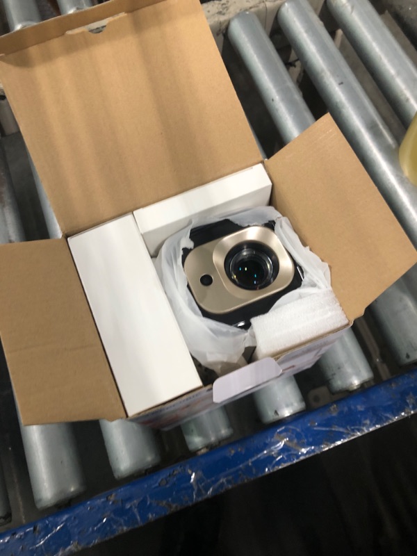 Photo 1 of ?Auto Focus&1080P?Magcubic Mini Smart Projector with 4K Support, Portable Projector with Wifi and Bluetooth, 5W Speaker, Built in Apps, Voice Control, Outdoor Movie Projector