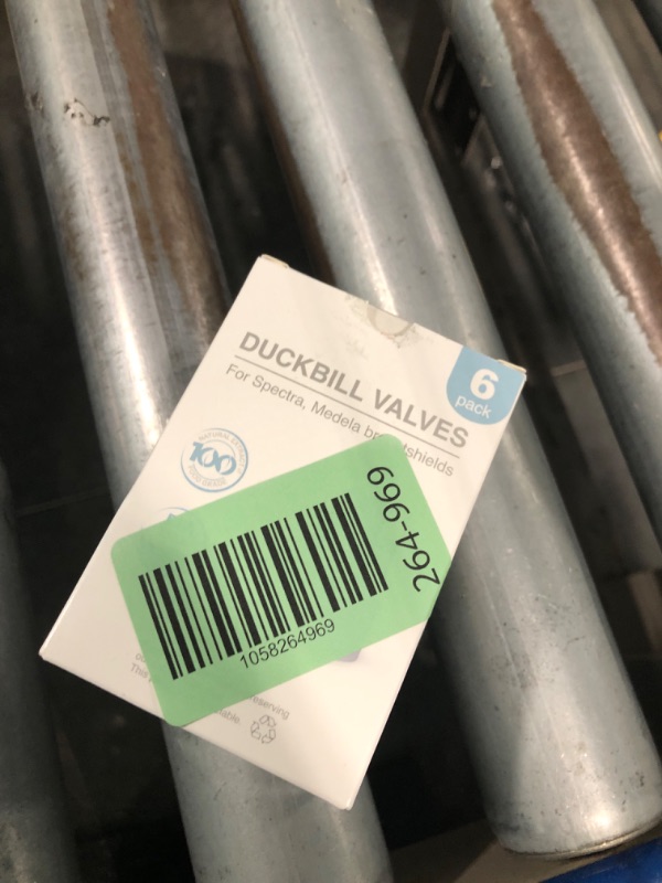 Photo 1 of [6-Count] Papablic Duckbill Valves for Spectra and Medela, Replaceable Duckbill Valves for Spectra S1 Spectra S2 valves and Medela Pump in Style, BPA/DEHP Free White