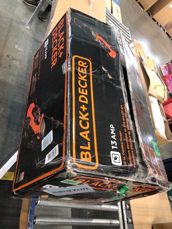 Photo 1 of ** DIRTY**
BLACK+DECKER Lawn Mower, Corded, 13-Amp, 20-Inch (MM2000)