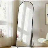 Photo 1 of ** BACKSTAND BENT/DAMAGED** FLOOR LENGTH 52 ARCHED MIRROR