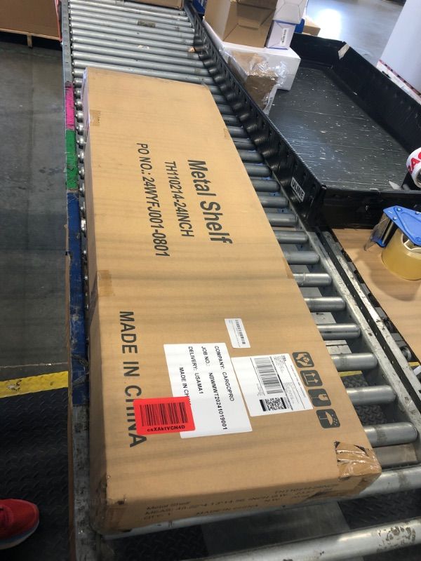 Photo 1 of ***1 PACK ONLY $50****** Cobinery 1-Pack garage wall shelving,storage shelves with hooks,Heavy Duty wall mounted shelves for Garage,Shop,Storage(2x4ft)