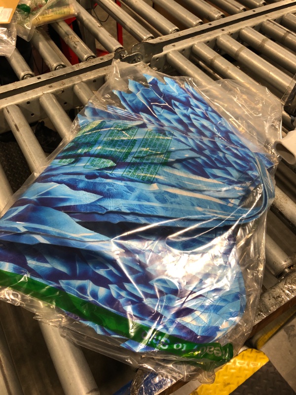 Photo 1 of ****HAAVE BEEN USED****Himine Non-Woven Fabric Festive Party Angel Wings Suitable for Men and Women Decorative Wings (Blue)