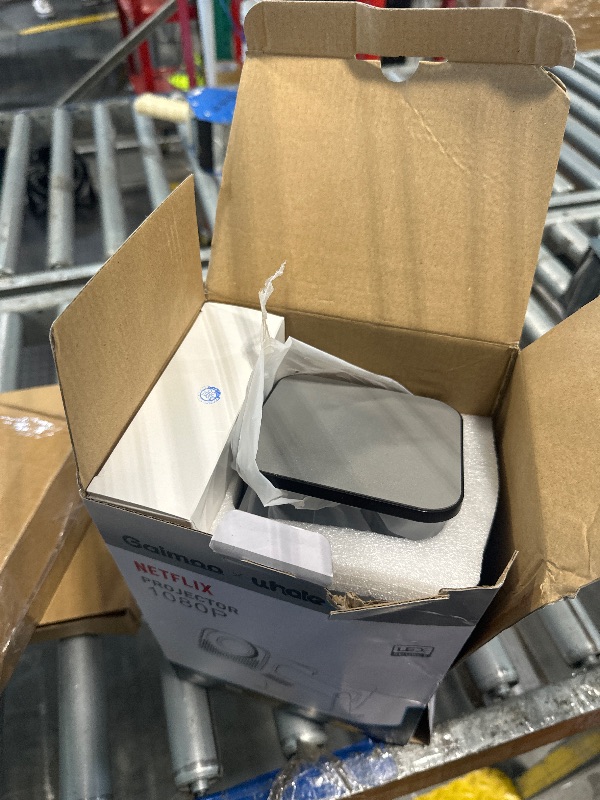 Photo 1 of [NetfIix Official/Stereo Speakers] 4K Projector with Wifi and Bluetooth, 1080P Native Mini Projector Portable, One-Click Use Built-in NetfIix/YouTube/PrimeVideo/D+, Smart Home Outdoor Projector