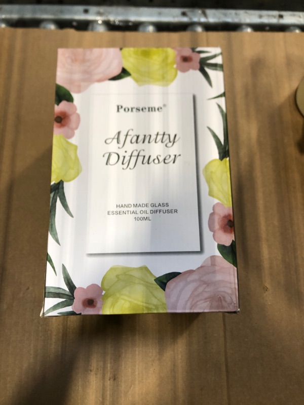 Photo 1 of *No charger* Porseme Oil Diffuser 3D Glass Aromatherapy Ultrasonic Humidifier, Air Refresh Auto Shut-Off, Timer Setting, BPA Free for Home Hotel Yoga Leisure SPA Gift 150ml Last 6H