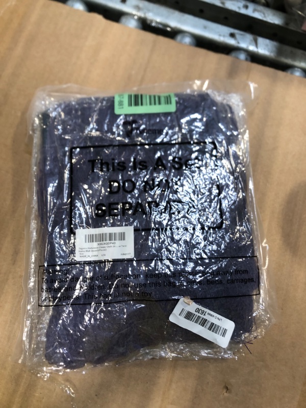 Photo 1 of ****** ONLY PURPLE AND BLACK ******* Tegeme Halloween Creepy Cloth 30 x 72 Inch Spooky Polyester Gauze Scary Cloth Doorways Halloween Decorations Assorted Colors Hanging Fabric for Outdoor Yard Home Wall Decor(6 Pieces)