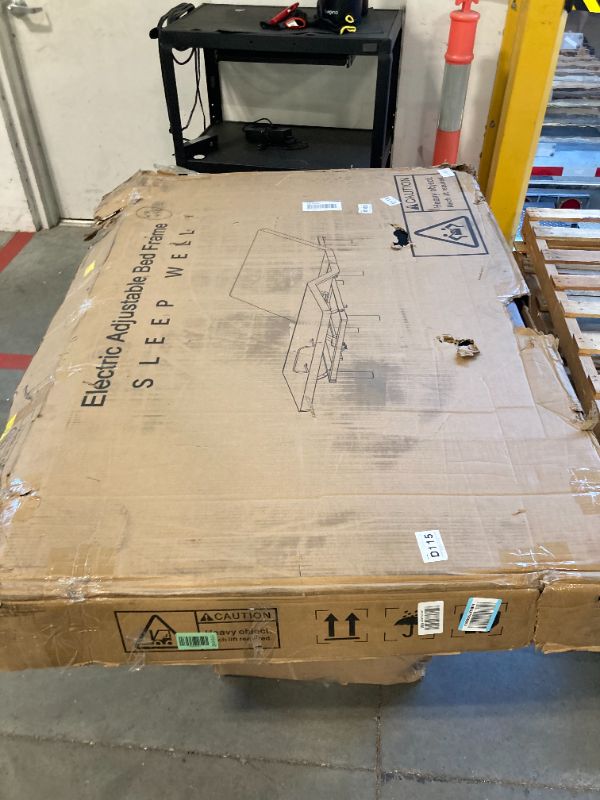 Photo 1 of ***STOCK IS ONLY BEST MATCH***Yireehome Electric Full Size Adjustable Bed Frame with Wireless Remote, USB, Head & Foot Incline, Underbed Lighting, Heavy Duty Platform - Easy Assembly, Zero Gravity, Quiet Motor - Metal BedFrame