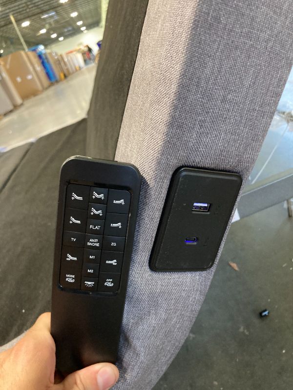 Photo 1 of ***STOCK IS ONLY BEST MATCH***Yireehome Electric Full Size Adjustable Bed Frame with Wireless Remote, USB, Head & Foot Incline, Underbed Lighting, Heavy Duty Platform - Easy Assembly, Zero Gravity, Quiet Motor - Metal BedFrame