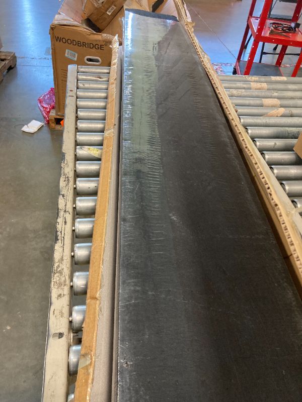 Photo 1 of ***USED***Smartstandard 4 Pack 106" x 12.6" Wood Slat Wall Panels, Soundproof Wooden Wall Panels, Acoustic Wood Panels for Wall, 3D Fluted Wood Panels for Interior Wall Decor, Walnut