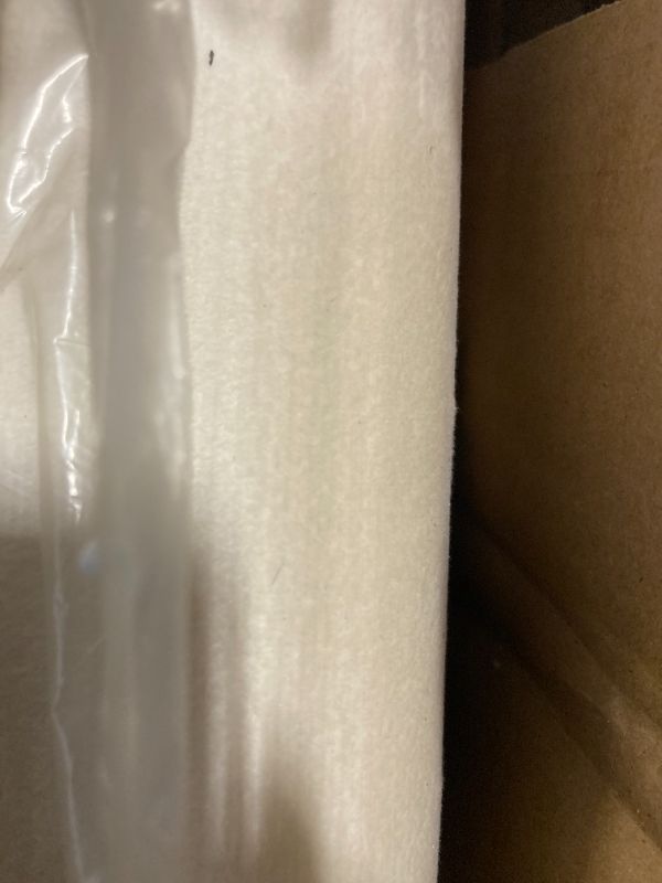 Photo 1 of ***NEW IN BOX***Jocoevol Full Size Floating Bed Frame with Ergonomic Hidden Storage Headboard and LED Lights, Visual Floating LED Bed Frame with Charing Station, Velvet Upholstered Platform Bed, Heavy Duty, White