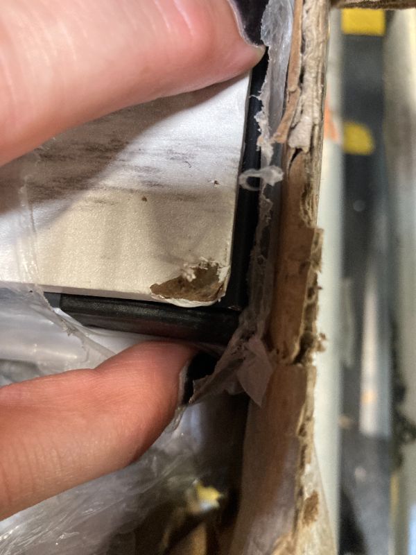 Photo 1 of ***MINOR DAMAGE***LUXOAK Full Size Lift Up Storage Platform Bed Frame, Metal Bed Frame with Wooden Slats Support, No Box Spring Needed, Large Storage Space, Noise Free, Easy Assembly, White Birch