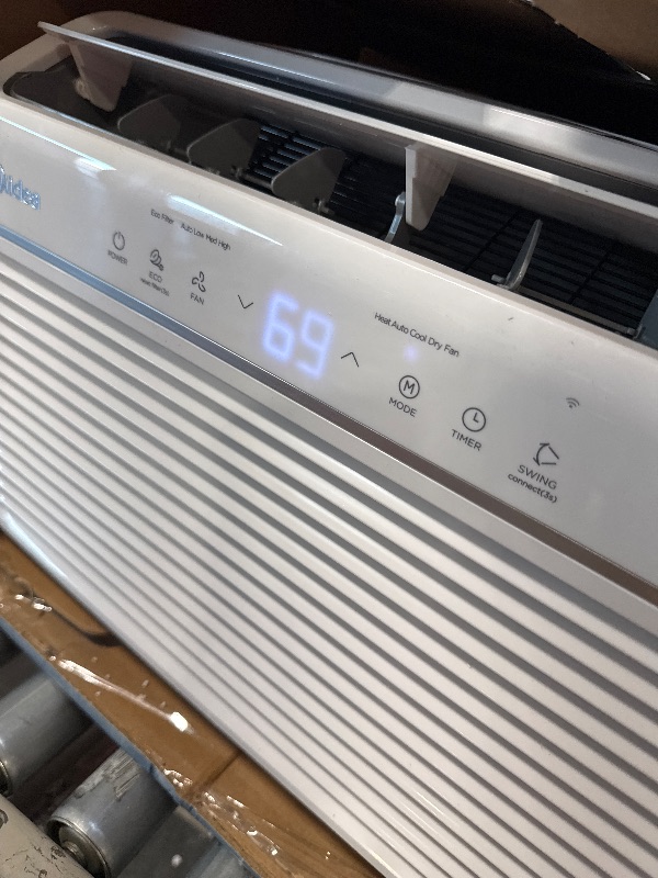 Photo 1 of *****IT WORKS GOOD***** Midea 8,000 BTU Smart Inverter Air Conditioner Window Unit with Heat and Dehumidifier – Cools up to 350 Sq. Ft., Energy Star Rated, Quiet Operation, Electronic Controls, Remote Control, White