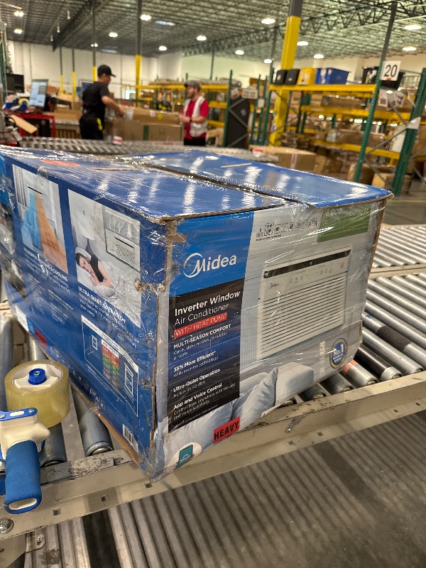 Photo 1 of *****IT WORKS GOOD***** Midea 8,000 BTU Smart Inverter Air Conditioner Window Unit with Heat and Dehumidifier – Cools up to 350 Sq. Ft., Energy Star Rated, Quiet Operation, Electronic Controls, Remote Control, White