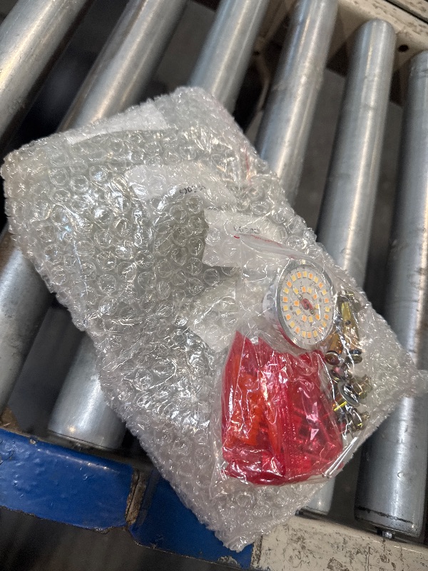 Photo 1 of ****SLIGHTLY FOLDED / NO PROBADO**** Flashing God W48 Large Crystal Chandelier Crystal Flush Mount LED Ceiling Light Fixture for Living Room Foyer Dining Room Hallway Dimmable 2700k 4500k 6000k