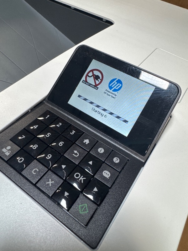 Photo 1 of ******it turns on perfectly****** HP Color LaserJet Enterprise M554dn Printer