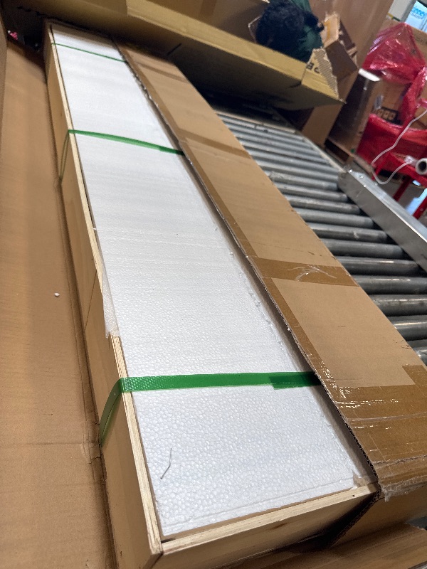 Photo 1 of *****FACTORY SEALED***** Dolonm Glass Display Cabinet 4 Shelves with 2 Doors, 5mm Tempered Glass Curio Cabinet, Floor Standing Curio Bookshelf, Glass Display Case for Living Room, Office, Bedroom, Black