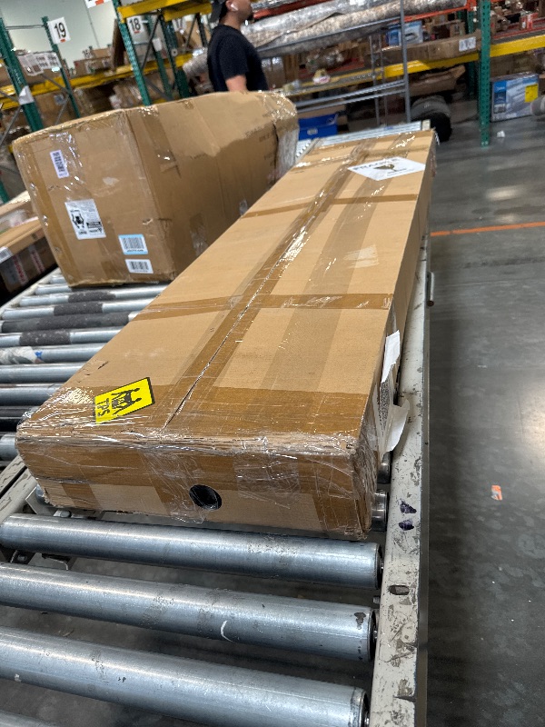 Photo 1 of *****FACTORY SEALED***** Dolonm Glass Display Cabinet 4 Shelves with 2 Doors, 5mm Tempered Glass Curio Cabinet, Floor Standing Curio Bookshelf, Glass Display Case for Living Room, Office, Bedroom, Black