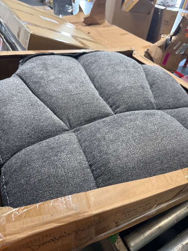 Photo 1 of *****ONLY CONTAINS BACK***** Phoenix Home Large Power Lift Recliner Chair with Massage and Heat for Elderly, Overstuffed Wide Recliners with 2 Cup Holders, Side Pocket and USB Port, Dark Gray