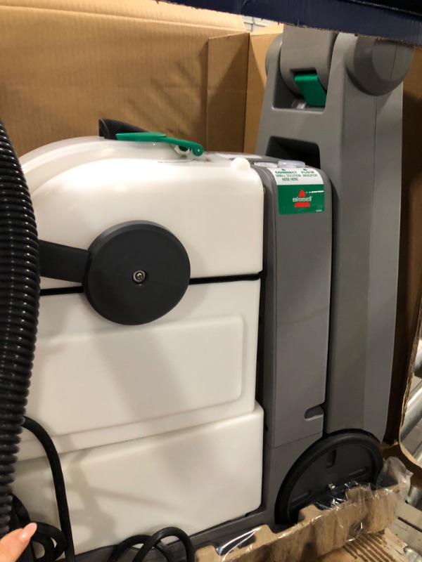 Photo 1 of *****it works perfectly****** BISSELL® Big Green® Professional Carpet Cleaner with XL DirtLifter PowerBrush, 9-inch Long Reach Hose, 6-inch Tough Stain Tool, Includes BISSELL PRO MAX Formula with Stain Protect Technology