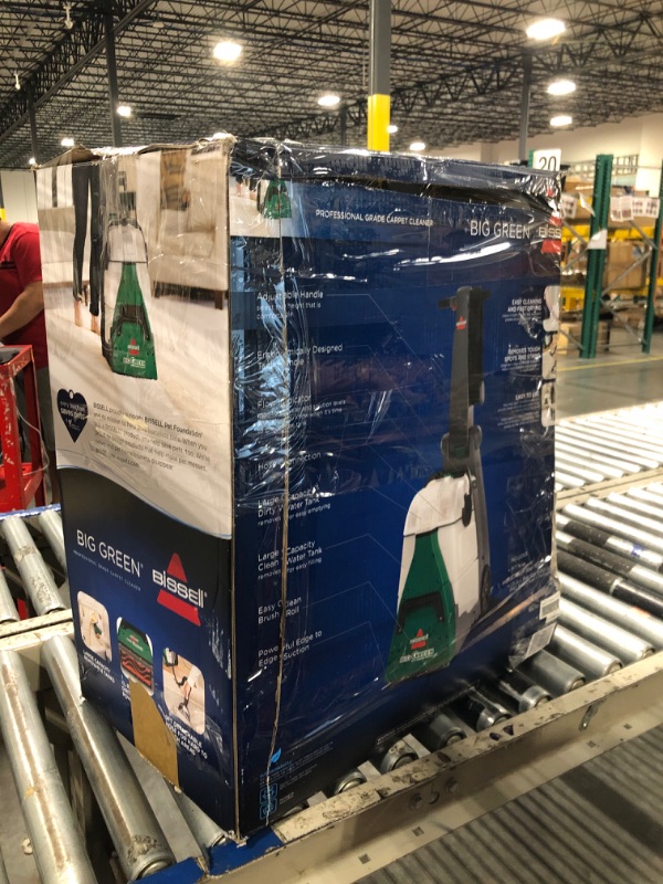 Photo 1 of *****it works perfectly****** BISSELL® Big Green® Professional Carpet Cleaner with XL DirtLifter PowerBrush, 9-inch Long Reach Hose, 6-inch Tough Stain Tool, Includes BISSELL PRO MAX Formula with Stain Protect Technology