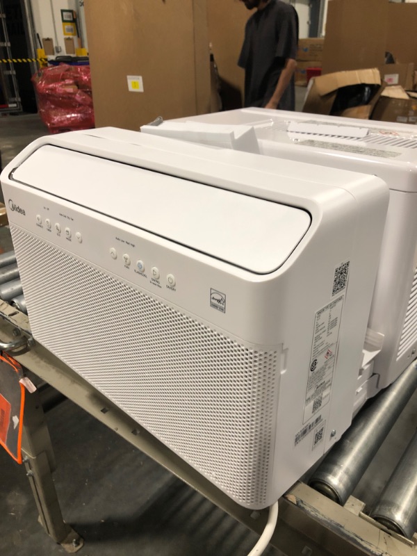 Photo 1 of ****it works perfectly**** Midea 8,000 BTU U Shaped Smart Inverter Window Air Conditioner - Cools 350 Sq Ft, Ultra Quiet with Open Window Flexibility - Alexa/Google Assistant Compatible - 35% Energy Savings, Remote (Updated)