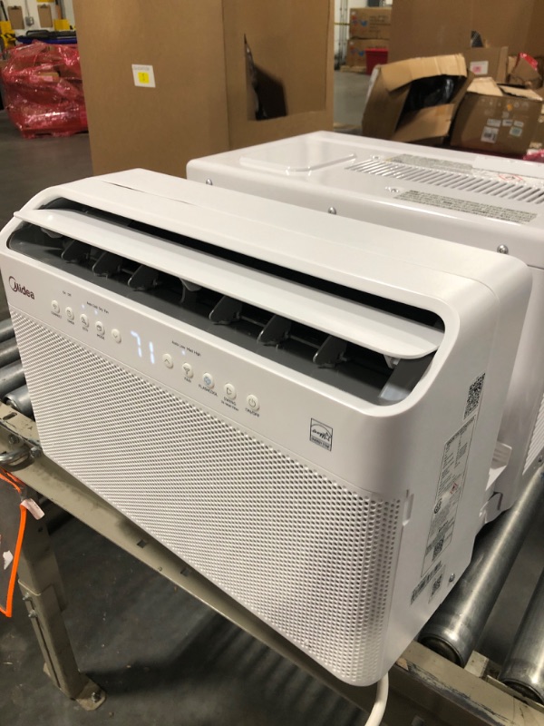 Photo 1 of ****it works perfectly**** Midea 8,000 BTU U Shaped Smart Inverter Window Air Conditioner - Cools 350 Sq Ft, Ultra Quiet with Open Window Flexibility - Alexa/Google Assistant Compatible - 35% Energy Savings, Remote (Updated)