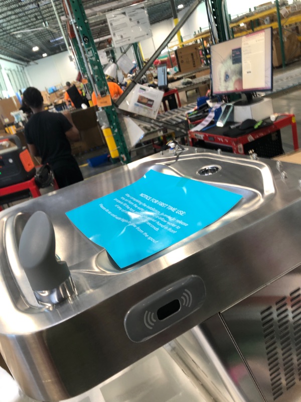 Photo 1 of ***** not tested**** Avalon Wall Mounted Water Fountain with Bottle Filling Station, High Capacity Cooling, Sensor Dispensing, Self Cleaning, Digital Bottle Counter Display, Dual Filtration, ADA Compliant