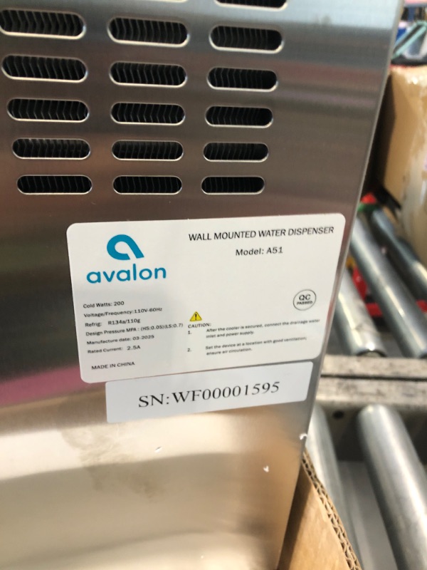 Photo 1 of ***** not tested**** Avalon Wall Mounted Water Fountain with Bottle Filling Station, High Capacity Cooling, Sensor Dispensing, Self Cleaning, Digital Bottle Counter Display, Dual Filtration, ADA Compliant