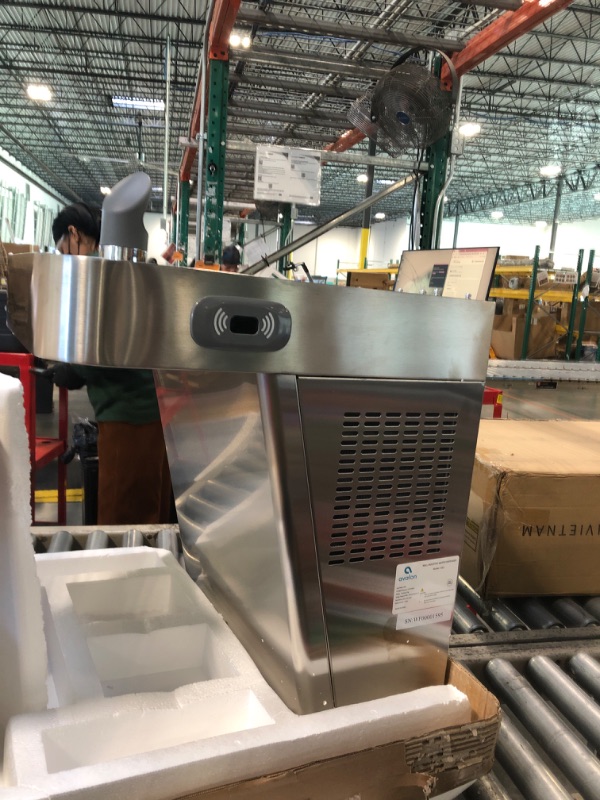 Photo 1 of ***** not tested**** Avalon Wall Mounted Water Fountain with Bottle Filling Station, High Capacity Cooling, Sensor Dispensing, Self Cleaning, Digital Bottle Counter Display, Dual Filtration, ADA Compliant